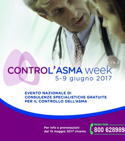 CONTROL’ASMA dal 5 al 9 giugno 2017 in tutta Italia