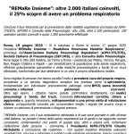 REMARE INSIEME – OLTRE 2.000 ITALIANI COINVOLTI