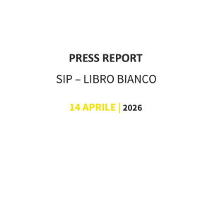 PRESS REPORT SIP – LIBRO BIANCO